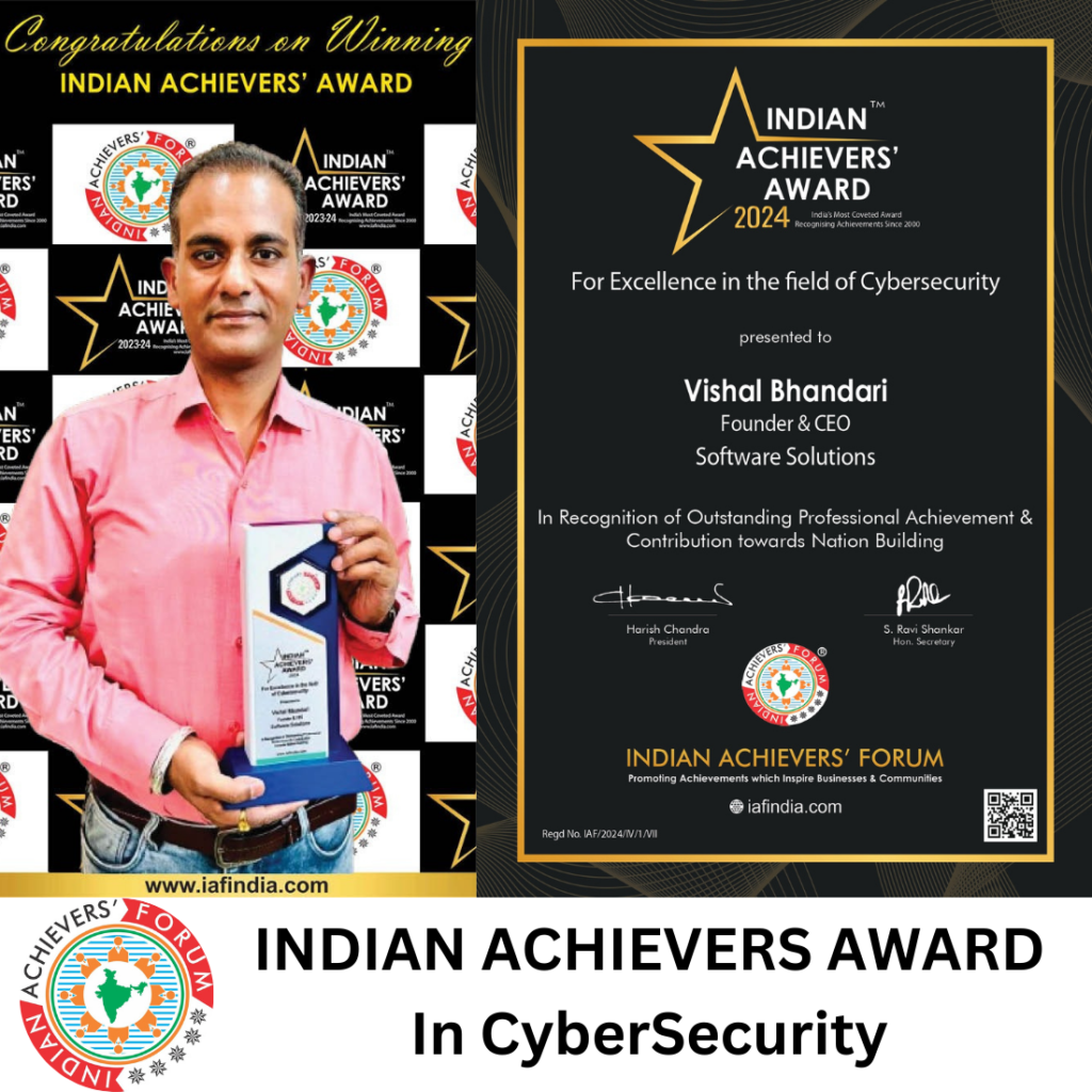 Vishal-Bhandari Indian Achievers Award